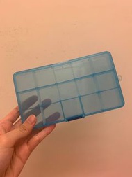 透明格仔收納盒 耳環盒 藥丸盒 首飾盒 分類盒