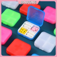 JIAUTING Mini Pill Box Travel Pill Box Pill Storage Box Portable Daily Cross Pill Box Medicine Stora