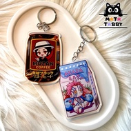 GANTUNGAN Demon Slayer Keychain Acrylic Keychain Akaza Keychain Muzan Keychain by Mata Tabby