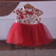 零碼6折 Angel Nina 手作訂製旗袍改良式兒童禮服 抓周 花童 生日