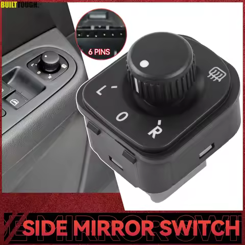 For Volkswagen VW EOS Golf Jetta Passat B6 Rabbit Tiguan Electric Rear View Mirror Switch Control Kn