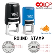 Cop Bulat / Round Rubber Stamp / Colop R30 / Colop R24 / Cop Syarikat