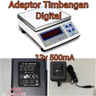 PROMO- ADAPTOR CHARGER TIMBANGAN DIGITAL 12V 500MA QUATTRO ALLEGRA MACS / W