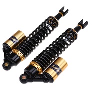 395mm Motorcycle Nitrogen Rear Suspension Shock Absorber Spring Replacement Kit Universal Fit for Mo