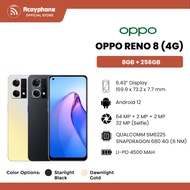 OPPO RENO 8 4G 8/256GB GARANSI RESMI OPPO