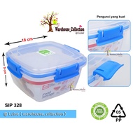 Lock And Lock Jar, 2L Plastic Lunch Box, Container Cemilan Food Storage,/ Food Container