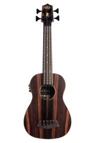 美麗黑檀木 ，Kala ukulele bass UBASS-EBY-FS Acoustic-Electric UBASS