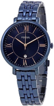 Fossil Jacqueline Navy Blue Dial Blue Ladies Watch (ES4094)