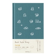 MIDORI Diary Book Type <B6> Dog 2026 / ไดอารี โน๊ตบุ๊ค ขนาด B6 ลายหมาน้อยอ้วนกลม ปี 2026