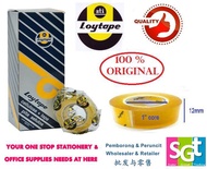 Loytape Cellulose Tape 12mm x 15m (12R/Box)