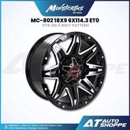 Monsterims MC-802 - Satin Black 18X9 ET0 6X114.3 (1 piece)