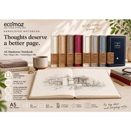 eComaz Hardcover Note Book Plain A5/Buku Nota Kulit Keras eComaz Kosong A5 / eComaz A5 空白笔记本 A5