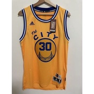 絕版出清Adidas NBA 金州勇士隊 Stephen Curry 復古 電繡 球衣 AS8131