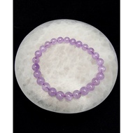 Lavender Quartz Amethyst Crystal Bracelet 6mm4A F881