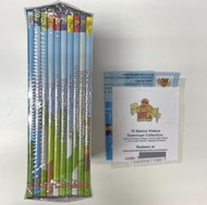 原版正品新版美國Preschool Prep幼兒美語學習DVD 10片完整版 +電子版下載碼