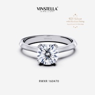 VINSTELLA OFFICIAL - Dazzling Aglaea Ring (16H&A) - Rhodium Plated Jewellery