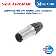 Seetronic SCMM3 3-Pin XLR Male Cable Connector | Professional Audio Connector