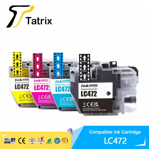 Tatrix Standard Capacity LC472 Premium Color Compatible Ink Cartridge for Brother MFC-J2340DW MFC-J3