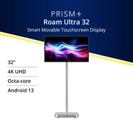 PRISM+ Roam Ultra 32 Lifestyle Smart Display| 32" Touchscreen 4K UHD | Ergonomic Movable Stand