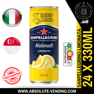[CARTON] SAN PELLEGRINO Limonata Sparkling Mineral Water 330ML X 24 (CAN) - FREE DELIVERY within 3 working days!
