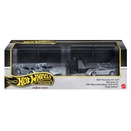 HOT WHEELS PREMIUM COLLECTOR DISPLAY DASH C (CLK GTR, PORSCHE  911 GTR, MCLAREN F1)