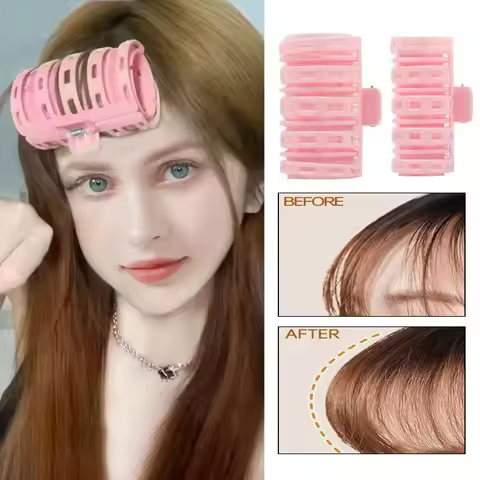 1/2pcs Heatless Root Volumizing Clips for Instant Volume & Natural Waves Self-adhesive Hair Curler L
