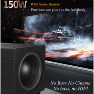 ibass 300W 10-inch active subwoofer audio with echo wall amplifier computer TV speaker