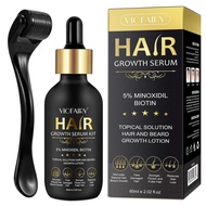 5% Minoxidil for Men and Women Hair Growth Serum, Hair Growth for Men Kit with Minoxidil 5% & Biotin