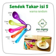 5 in 1 measuring spoon spice spoon/ spice powder spoon/