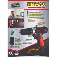 HITMAX 12V CORDLESS DRILL DRIVER SET (HTM-7033)