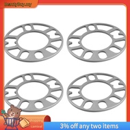 4Pcs Aluminum Wheel Spacers Shims Plate Auto Wheel Spacers Stud for 4X100 4X114.3 5X100 5X108 5X114.