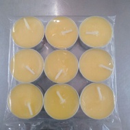 (4/8hour) 9pcs natural ghee candle                    candle/candle /ghee candle lilin ghee/lampu gh
