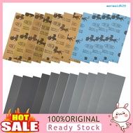 [Mer]  Wet Dry Sandpaper Sheets 400/600/800/1000/1200/1500/2000/2500# Grit Polish