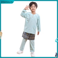BAJU MELAYU WARISAN TELUK BELANGA COTTON - 3 (NO SAMPIN)