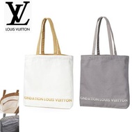 🇯🇵日本代購 Fondation Louis Vuitton LV Tote bag 附內袋版本 限量版 博物館基金會帆布袋 生日禮物 週年禮物 聖誕禮物 情人節禮物 Birthday gift Ch