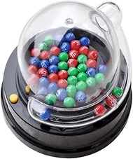 STOBOK Bingo Lotto Game Electric Lotto Ball Machine Mini Lottery Machine Portable Bingo Machine Toy 