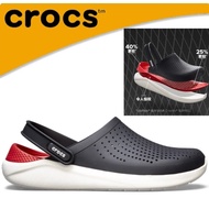 【ของแท้ 100% รองเท้าชายหาด Crocs LiteRide รองเท้ากีฬากลางแจ้งรองเท้าแตะลำลอง