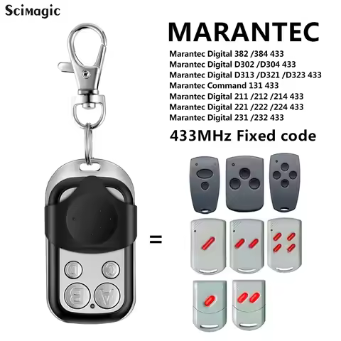 Clone Remote Control Marantec Digital 302 433 Mhz D302 304 313 Comfort 220 Comfort 250 252 270 AZ021