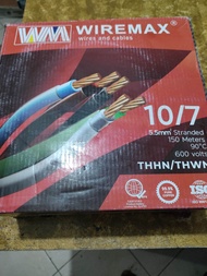 Wiremax THHN/TWHN Stranded Wire #10/7 (5.5mm) 1 Box or 150 Meters