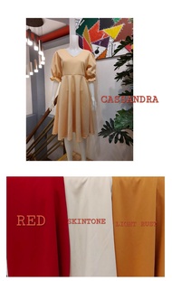 CASSANDRA BALOONDRESS W/ BELT/CASUAL/FORMAL/SUNDAY DRESS/WEDDING/PARTY DRESS ninang gown for wedding