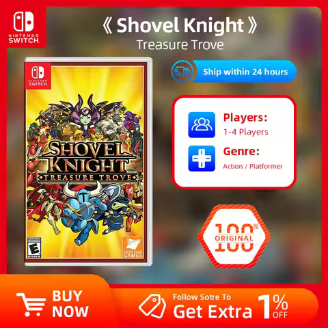 Nintendo Switch Game Deals - Shovel Knight Treasure Trove - 100% Original Action Adventure Platforme