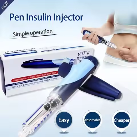 Eli Lilly 2 Pen Type Insulin Syringe Is Suitable For 3mL Insulin Cartridge For Insulin Injection In 
