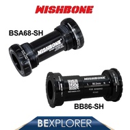 WISHBONE Ceramic Bottom Bracket BSA68 BB86 Shimano