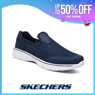 Skechers GO WALK 6 รองเท้าใส่เดินผู้ชายรองเท้าผ้าใบระบายอากาศ SK042000