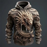 แฟชั่น 3D Hoodies สำหรับผู้ชาย Y2K การกำหนดค่าส่วนบุคคล Hoodie Daily Leisure กีฬา Street สวมใส่อย่าง