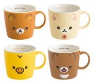【懶熊部屋】Rilakkuma 日本正版 拉拉熊 懶懶熊 白熊 小雞 蜜茶熊 餐具系列 大臉 陶瓷 茶杯 馬克杯