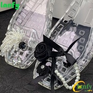 LANFY Heavenly Jelly Sandals with Removable Glitter Crystals - Customize Your Look