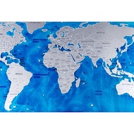 Scratch world map (blue)