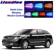 LiandLee Car Glow Interior Floor Decorative Seats Accent Ambient Neon light For Lincoln MKT Town Car Livery Hearse