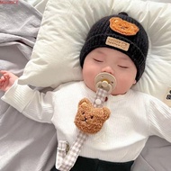 MAURICE Baby Pacifier Chain Safety Practical Cute Plush Bear Cloth Anti-drop Non-slip Soother Holder